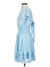 Unbranded 100% Polyester Blue Casual Dress Size S - photo 5