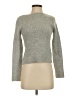 MNG Metallic Gray Turtleneck Sweater Size S - photo 1