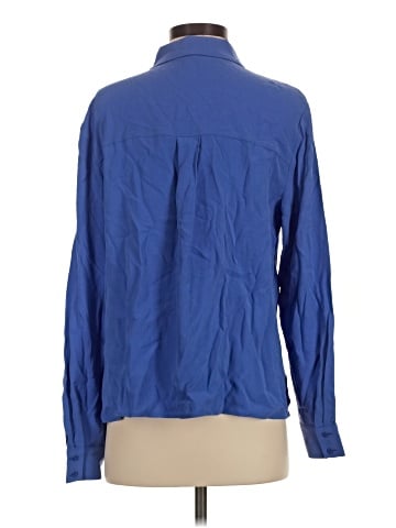 Eileen Fisher Long Sleeve Silk Top (view 2)