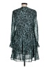 Elan 100% Polyester Animal Print Teal Casual Dress Size M - photo 2