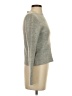 MNG Metallic Gray Turtleneck Sweater Size S - photo 4