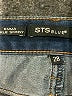 STS Blue Solid Blue Jeans Size 28 waist - photo 4