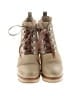 ouigal 100% Leather Tan Ankle Boots Size EU 38 - photo 2