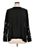 Ann Taylor LOFT 100% Polyester Black Long Sleeve Blouse Size XL - photo 1