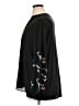 Ann Taylor LOFT 100% Polyester Black Long Sleeve Blouse Size XL - photo 5