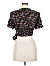 Forever 21 Black Short Sleeve Blouse Size M - photo 2