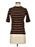 Massimo Dutti Brown Short Sleeve Turtleneck Size XS - photo 1