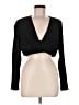 Hoss Intropia 100% Polyester Black Blazer Size EU 38 / US 8 - photo 1