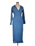 Assorted Brands 100% Polyester Blue Casual Dress Size XL - photo 1