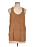 metaphor Brown Sleeveless Top Size L - photo 1