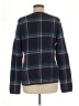 Talbots Outlet 100% Cotton Plaid Blue Cardigan Size M - photo 2