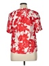 Rose + Olive Red Short Sleeve Blouse Size 1X - photo 2
