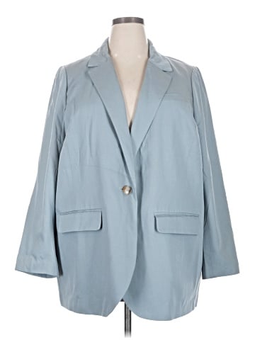 Madewell The Plus Larsen Blazer in Drapeweave (view 1)
