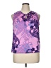 Coldwater Creek 100% Polyester Purple Sleeveless Blouse Size 14 - photo 1