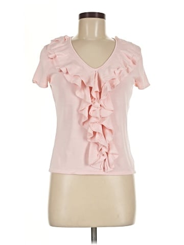 Lauren by Ralph Lauren Short Sleeve Blouse (view 1)
