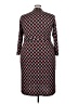 Renee C. Print Black Casual Dress Size 3X - photo 2