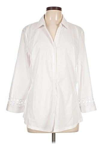Zac & Rachel 3/4 Sleeve Button-Down Shirt (view 1)