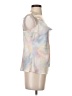 Fate 100% Polyester Silver Sleeveless Top Size S - photo 4