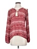 Orange Creek 100% Polyester Red Long Sleeve Blouse Size S - photo 1
