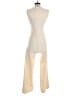 MNG Solid Ivory Jumpsuit Size XS - photo 2
