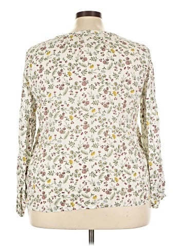 Caslon 3/4 Sleeve Blouse (view 2)