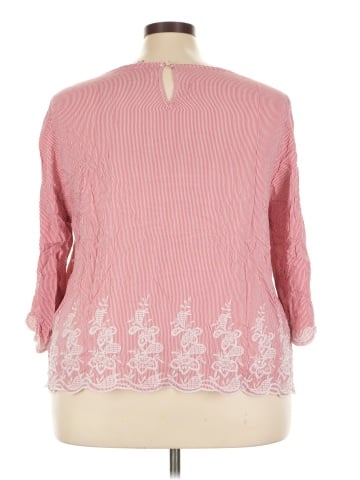 Saint Tropez West 3/4 Sleeve Blouse (view 2)