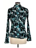 Apt. 9 Print Teal Long Sleeve Blouse Size M - photo 2