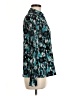 Apt. 9 Print Teal Long Sleeve Blouse Size M - photo 4