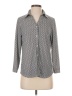 Adrianna Papell Polka Dots Gray 3/4 Sleeve Blouse Size S - photo 1
