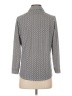 Adrianna Papell Polka Dots Gray 3/4 Sleeve Blouse Size S - photo 2