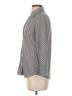 Adrianna Papell Polka Dots Gray 3/4 Sleeve Blouse Size S - photo 5