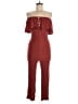 Cleobella Solid Burgundy Jumpsuit Size M - photo 1