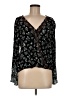 Alya Black Long Sleeve Blouse Size M - photo 1