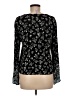 Alya Black Long Sleeve Blouse Size M - photo 2