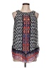 AB Studio 100% Polyester Blue Sleeveless Blouse Size L - photo 1