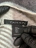 Tahari Chevron-herringbone Silver Turtleneck Sweater Size S - photo 7