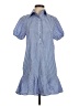 Aqua Checkered-gingham Blue Casual Dress Size S - photo 1