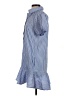 Aqua Checkered-gingham Blue Casual Dress Size S - photo 5
