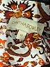 Cynthia Rowley Animal Print Brown Long Sleeve Blouse Size M - photo 7