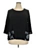 Creation Black 3/4 Sleeve Top Size XXL - photo 1
