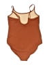 Amazon Essentials Solid Brown One Piece Swimsuit Size L - photo 2