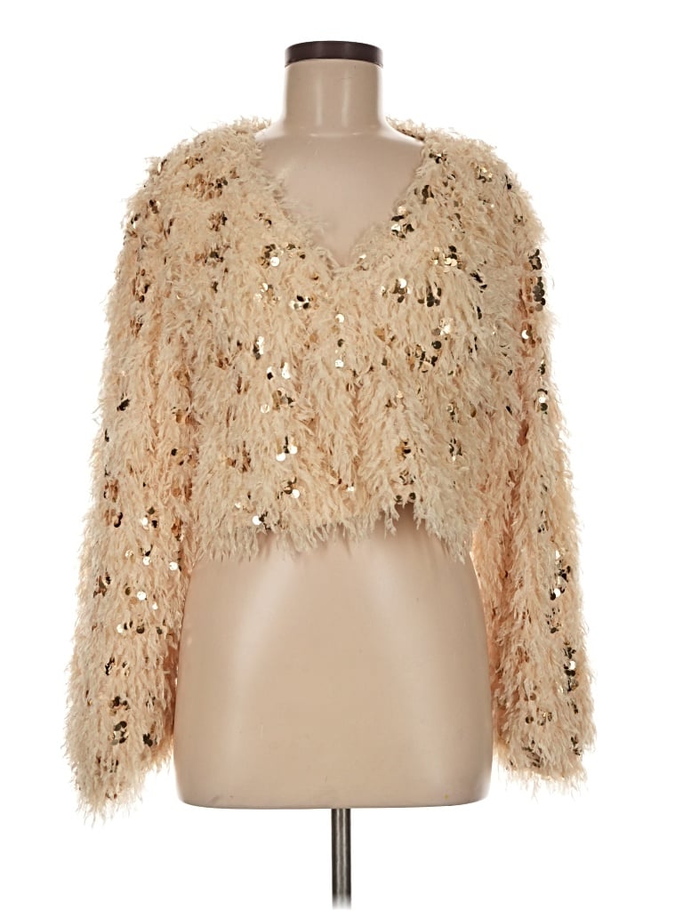 Pre-owned En Creme Kimono In Gold