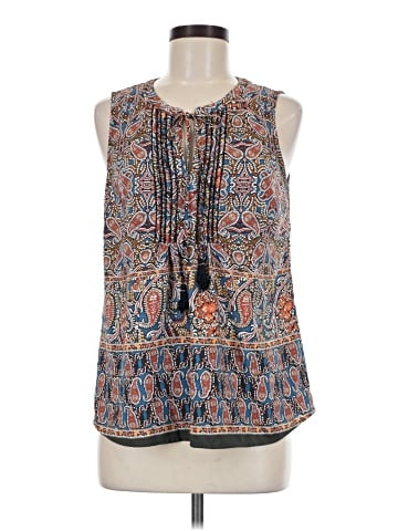 Pale Sky Sleeveless Blouse (view 1)