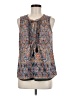 Pale Sky Blue Sleeveless Blouse Size M - photo 1