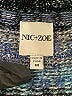 Nic + Zoe Chevron-herringbone Blue Pullover Sweater Size M - photo 7