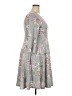 Torrid Floral Gray Casual Dress Size 2X Plus (2) - photo 4