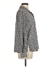 Philosophy Republic Clothing 100% Polyester Houndstooth Silver Long Sleeve Blouse Size M - photo 4