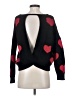 Miracle Hearts Black Pullover Sweater Size S - photo 2