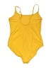 Amazon Essentials Solid Yellow One Piece Swimsuit Size L - photo 2