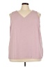 Nine West 100% Polyester Pink Sleeveless Blouse Size 3X - photo 1